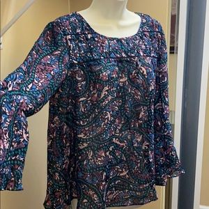 Jessica Simpson Patterned Blouse NWT